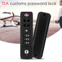 Hardware Haven Mangga Anti-kecurian Perlindungan Keselamatan Bagasi TSA Kastam Lock 3 Digit Gabungan