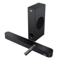120W 2.1 Soundbar Home Theater Sound System TV Bluetooth Speaker Sound Bar With Subwoofer Support Optical AUX Coaxial RCA USB