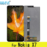 6.18" X7 LCD For Nokia 7.1 Plus LCD Display Touch Screen Digitizer Assembly Replacement For Nokia 7.1 Plus / X7