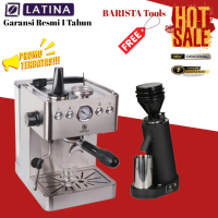 Paket Mesin Espresso Latina primo | Grinder Latina C40 Gemini + Tools