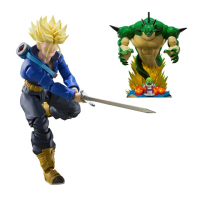 【BANDAI 萬代】SHF 七龍珠 超級賽亞人 特南克斯 從未來來的少年 神龍&天天 神龍現身吧 雙套組(代理)