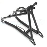 ACEOFFIX Black Rear Triangle for Brompton Folding Bike Frame Steel Rear Rack Bike Acessories Rear Fork Black