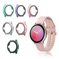 Tempered Glass Case for Samsung Galaxy Watch Active 2 44mm 40mm Full Coverage Bumper Screen Protective Cover correas Accessories