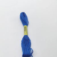 6 Helai Benang Sulaman DMC Warna 798 Biru Delft - Gelap Kapas Premium 8 Meter Bahan Kraf DIY