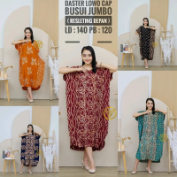 VA Batik - Daster Lowo midi jumbo Batik Cap LD 140 Rayon | Dress santai Busui Kekinian Bumil Wanita 
