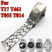 TISSOT 1853 PRC200 T17 T461 T055 T014 บุรุษพับหัวเข็มขัดสายนาฬิกาอุปกรณ์เสริมสแตนเลสสายนาฬิกา