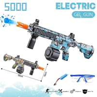 Electric Gun Toy M416 Automatic Water Bullet Airsoft Guns Pistol Splatter Weapon Outdoor Game Cs Toy Guns For Adults Kids Boy