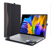 2024 Laptop Case for Asus Zenbook 14 Flip OLED UP5401 UP3404 Vivobook S 14 OLED M5406 S5406 Pu Leather Bag Protective Skin Shell