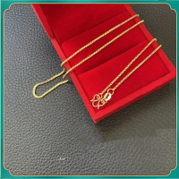 Rantai Leher Emas 916 Lelong Chain for Men Chain Fashion Jewellery Good Luck Necklace Women Rantai L