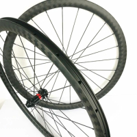 Tubeless Carbon Disc Wheel 700C Road Wheelset Cyclocross 38/50/60/88mm Depth 25mm Width With Straight Pull Hub 6 Borts