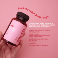 Pre-menstrual (PMS) Relief Herbal Supplement |   Regulate Cycle & Reduce Cramps |   PULSE TCM