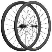 Carbon Fiber Bicycle Wheelset Road Bike Wheels Basalt Brake Line 700C 38mm