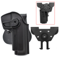 Tactical Pistol Paddle Holster for Beretta M9 Right Hand Airsoft Military Molle Waist Holsters Hunting Handgun M9 Gun Holster