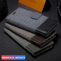 Fabric Cloth Leather Case For OPPO Find X5 X2 Pro X3 Lite Neo Flip Book Case Cover For Reno 6 5 4 3 Pro Lite Plus 4Z 5Z 6Z 4F 5F