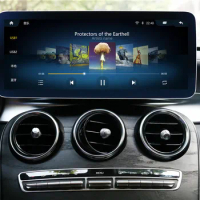 CarPlay Wireless For Mercedes Benz C Class W205 GLC X253 2019-2023 Radio IPS Screen Android 12 Auto Multimedia Player Navi DSP