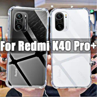 Soft Silicone Shockproof Clear Case for Xiaomi Redmi K40 Pro+ TPU Transparent HD Covers Shell for Redmi K 40 ProPlus Pro + 6.67"