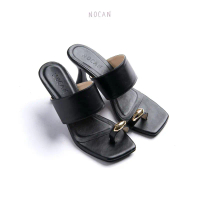Nocan.id Heels 7cm - Lucy heels Wanita black & brown - hak 7cm