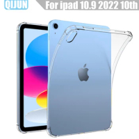 Tablet case for Apple ipad 10.9" 2022 10th New Silicone soft shell TPU Airbag cover Transparent protection capa for A2757 A2777