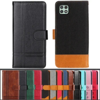 Case For Samsung Galaxy A 22 A22S Flip Leather Wallet Silicone Protection Phone Back Cover For Samsung A22 4G 5G A 22S Bumper