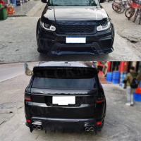 Front Bumper Grill Mesh Wheel Eyebrows Rear Bumper Diffuser For Land Rover Range Rover Sport 2014-2017 AC Style Wide Body Kit