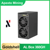 GOLDSHELL AL BOX 360GH/s 180W ALPH ALEPHIUM MINER Profitability Asic Miner Coming Soon PLS READ!!!