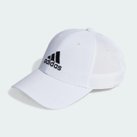 【adidas 愛迪達】BBALLCAP LT EMB 白 帽子 棒球帽 運動帽 遮陽帽(II3552)