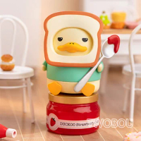 POP MART DUCKOO Kitchen Battle Blind Box Guess Bag Mystery Box Toys Doll Cute Anime Figure Desktop Ornaments Collection Gift