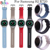 For Samsung Gear S2 R720 watch strap Replacement Silicone Solid color sport watchband Straps For Samsung Gear smart watch strap
