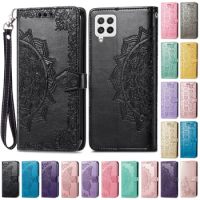 Magnetic Book Phone Case For Samsung A22 Case Samsung Galaxy A22 4G A22s 5G Leather Flip Wallet Case For Samsung A22 Cover Funda
