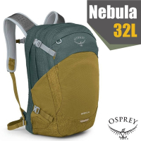 【OSPREY】Nebula 32L 專業輕量多功能後背包/雙肩包.日用通勤電腦書包_隧道綠/斑紋棕 R