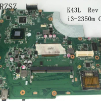 Laptop motherboard For ASUS K43L with i3-2350m Mainboard REV 5.0 Test ok 100% original