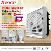 Exhaust Fan / Kipas Angin Hexos Plafon 10\ Okayama - Dinding 12\""