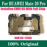 ROM 128GB Original for HUAWEI Mate 20 Pro Motherboard 100% Unlocked Logic Board for HUAWEI Mate 20 Pro Mainboard WIth Full Chips