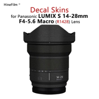 Lumix S 14-28 Lens Sticker Decal Skin For Panasonic Lumix S 14-28mm f/4-5.6 MACRO Lens Protector Anti-scratch Coat Wrap Cover