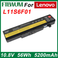 L11S6F01 5200mAh Laptop battery For Lenovo IdeaPad B490 B590 Y485P Y490 G710 N581 M490 M580 M595 E49 K49 V480 ThinkPad E540 E440