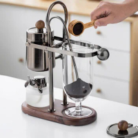 Water Drop Royal Balancing Siphon Coffee Machine Kettle Coffee Maker Syphon Vacumm Coffee Brewer Coffee Machine Set