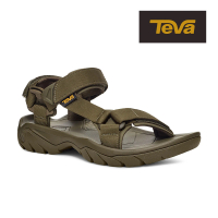 【TEVA】男涼鞋 戶外健行運動涼鞋/雨鞋/水鞋 Terra Fi 5 Universal 原廠(橄欖綠-TV1102456OLV)