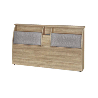 【ASSARI】杉原收納插座布墊床頭箱(單大3.5尺)