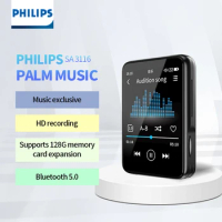 PHILIPS SA3116 100% Original 2.4inch Screen Voice recorder FM 5.0 Bluetooth Mini MP3 Player