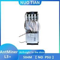 Used LTC Miner Antminer L3+ 504M no PSU miner Litecoin Dogecoin DOGE Miner better than antminer S9 S9K S9se Z9