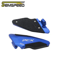 PCX2021 Rear Passenger Footrest For HONDA PCX 125 160 2018 2019 2020 2021 Scooter Foot Pedal Footboard Steps Plate PCX160 PCX125