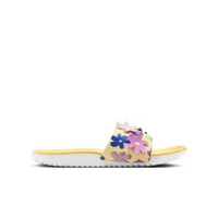 Nike Kawa Big Kids/Little Kids Slides (GS/PS) [IB5883-700] 11C Soft Yellow/Lt Magenta-Silt Red-Sapph