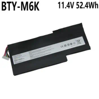 11.4V 52.4Wh New BTY-M6K Laptop Battery for MSI Stealth Pro MS-17B4 GS63VR 7RG MS-16K3 GF63 Thin 8RD 8RC GF75 3RD GF65 8RD-031TH