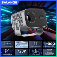 Salange P28D LED Smart Projector Android 11 300ANSI Outdoor 2.4G/5G Wifi Home Theater Cinema Mini Projector for 1080P 4K Movie