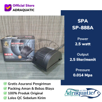 SPA SP-888A AERATOR AIR PUMP POMPA UDARA GELEMBUNG AQUARIUM 1 LUBANG