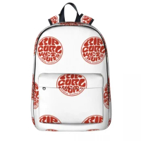 White Rip Curl Wet Suits Backpacks Student Book bag Shoulder Bag Laptop Rucksack Waterproof Travel Rucksack Children School Bag