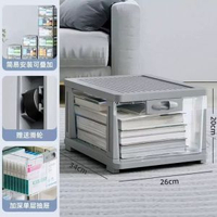 收納盒抽屜式家用桌下零食檔案儲物櫃收納櫃移動小推車置物架藥箱