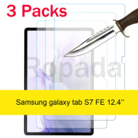 3PCS Glass screen protector for Samsung galaxy tab S7 Plus 12.4 SM-T970 SM-T975/ tab S7 FE 12.4 SM-T736 tablet film