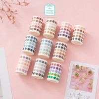 Sticker Bulat Washi Tape / Masking Tape