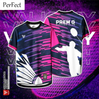 เสื้อแบดมินตัน, มาเลเซีย, เทรนด์ร้อน, ชื่อที่กำหนดเอง, 3D ซับซ้อน, Unisex, เสื้อโลโก้ Yonex, สำหรับผ